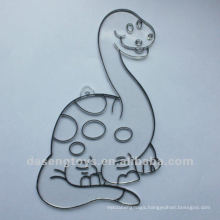 sun catcher DIY painting Dinosaur plastic sheet